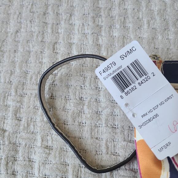 Coach Multicolor Satin Wristlet No.F49579 NWT - Picture 6 of 13